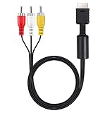 IFUFR AV Cable for PS1 PS2 PS3 6Ft/1.8M AV to RCA Cable Composite Audio Video TV Cord Compatible with PS 1/2/3