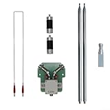 DP200 Portable Dipole 7-54MHz Stainless Steel Broadband HF Shortwave Positive V-Shape Directional Gain Low Noise 200W for Analyzer Parts & Accessories,(7M-54M version)