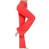 Marks and Spencer Flared Yoga Pants for Ladies Athletic Stretchy Slim Fit Lounge Trousers High Waisted Joggers Pants butterluxe Leggings