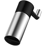 Manual Nutmeg Mill Stainless Steel Spice Mill with Adjustable Coarseness Ergonomic Spice Grinding Bottle,Coarseness Stainless Steel Herb Grinder for Spices and Seeds, Fits in Home, Kitchen, Outdoor