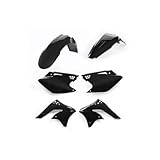 Acerbis 0009110.090 Plastic Kit KAW KXF 250 06-08 Black