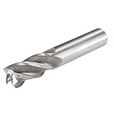 sourcingmap 16mmx17mmx32mmx92mm Machining Cutting Tool Helical Groove 4 Flute Straight Shank Milling Cutter End Mill