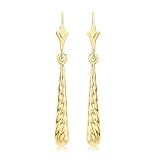CARISSIMA Women's 9ct Yellow Gold Drop Earrings