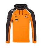 McLaren F1 Team Hooded Sweatshirt, Hoody, Official 2025 Season, Orange and Grey (UK, Alpha, L, Regular, Regular, Orange)