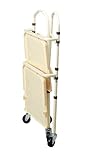Homecraft Walsall Cart, Portable Tray on a Sturdy Steel Frame, Transport Medical Equipment, Folds Easily, Mobility Aid