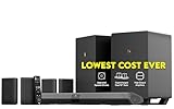 Nakamichi Shockwafe Ultra 9.2.4 Channel Dolby Atmos/DTS:X Soundbar with Dual 10" Subwoofers (Wireless), 4 Rear Surround Effects Speakers, eARC and SSE Max Technology (2022)
