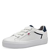 s.Oliver Women's 5-23644-42 Sneaker, White Navy, 4.5 UK