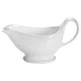 Maxwell & Williams White Basics Gravy Boat, Porcelain, White, 4 ml (13.5 fl oz)