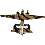 MOUDOAUER 1/144 Scale WWII United Kingdom Vickers Wellington Bomber Model Alloy Model Diecast Plane Model for Collection