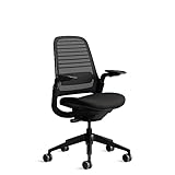 Steelcase Series 1 Ergonomic Office Chair With LiveBack Lumbar Support And 4D Armests Black/Black