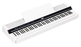 Yamaha P-S500 - Smart Digital Piano with 88 Weighted Keys, Stream Lights, Bluetooth, VRM, 660 Voices, Audio/MIDI Recording - White
