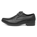 Beckett Ron Boys Formal Lace Up Shoe in Black - Size 12 Child UK - Black