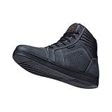 RAXID MOTORCYCLE MOTORBIKE URBAN SNEAKERS SHOES WATERPROOF CASUAL TRAINERS MENS BOOTS SYDNEY GENUINE LEATHER CE UKCA APPROVED (BLACK, uk_footwear_size_system, adult, men, numeric, medium, numeric_12)