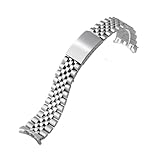 JVEIWAD 18/20mm Solid Stainless Steel President Watch Band Strap Curved End Compatible With Rolex DATEJUST Watchba(18mm)