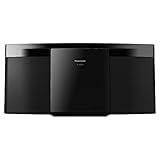 Panasonic SC-HC200EB-K Modern HiFi System with FM Radio, 20W Speaker and CD Player, Bluetooth, USB playback, Black