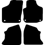 Carsio Carpet Van Cab Mats For Vauxhall Combo Crew Cab Van 2001-2011 Tailored Fit Floor Mat Set Complete Accessory Black Custom Fitted - All Weather, Anti-Slip Backing & Black Trim