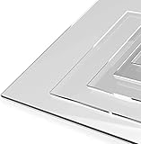 600mm x 600mm 2mm acrylic sheet for greenhouse glass replacement