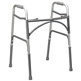 Heavy Duty Bariatric Extra Wide Folding Walking Frame Walker rollator - Maximum User Weight 35 Stone