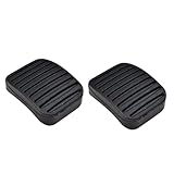 2PCS Brake or Clutch Pedal Pad Cover Compatible with Vauxhall Corsa D E B Meriva Adam 93188880 Car Pedal Covers