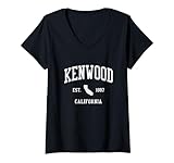 Kenwood CA Vintage Athletic Sports JS01 V-Neck T-Shirt