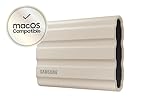 Samsung T7 Shield Portable SSD 1 TB - USB 3.2 Gen.2 External SSD Beige (MU-PE1T0K/EU)