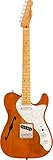 Squier by Fender Classic Vibe '60s Telecaster Thinline Electric Guitar, Inspired by 1960s semi-hollow Telecasters, Maple Fingerboard, Natural Finish