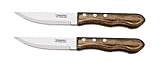 Tramontina Churrasco 5 inch Jumbo Steak Knife, Brown Handle