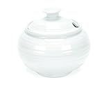 Sophie Conran for Portmeirion Covered Sugar, Porcelain, White, 5 x 5 x 11 cm, CPW76829-X