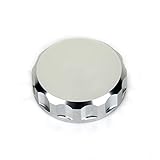 TARAZON Aluminum CNC Brake Fluid Reservoir Cap for CBR 600 1000 RR, Kawasaki ZX 14 6R 10R, GSXR600/750/1000, Yamaha YZF R6 R1 and others, Silver