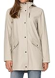 ONLY Women's Onlelisa Raincoat OTW, Silver Lining, M