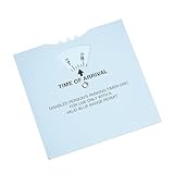 Blue Badge Parking Clock Timer Disc Disabled Parking Permit Accessory for Cars, Vans & Bikes. Displays Arrival Time, Ensures Compliance for Wheelchair Bays & Double Yellow Lines, Avoids Fines