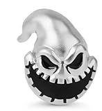 The Charmery Nightmare Christmas before Oogie Charm 925 Sterling Silver Pendant Charm Compatible with Pandora Charms,and Many Other UK Charm Bracelets.