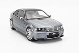 Mini Car, 1/18 3 Series, M3, Norev 1/18, 3-SERIES M3, CSL (E46), COUPE 2003, GREY CARBON 183016