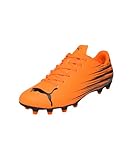 PUMA Men's ATTACANTO II FG/AG Soccer Shoe, Heat FIRE Black, 11 UK