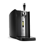 Philips PerfectDraft Beer Keg Machine, Home Beer Draft System with LCD Display, 30 days Fresh & 3°C Cold Beer, Real Tap Handle, Metal 6L Keg (HD3720/25)