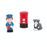 Happyland Village Post Box and Figure Set - 18 months - 5 years