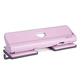 Rapesco 1347 720 4-Hole Metal Punch, 22 Sheet Capacity, Candy Pink