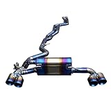 daili store High Performance Titanium Alloy Exhaust System Cat-back Exhaust Pipes Compatible With BMW 1M E82/N54 Exhaust