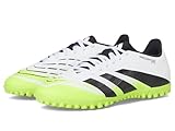 adidas Unisex Predator Club Turf Football Boots, FTWR White/core Black/Lucid Lemon, 11 UK