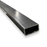 Mild Steel Box Section Square/Rectangular Hollow Section Pipes | 25mm 40mm 50mm x 2.5mm Wall Thickness (50 x 25mm, 100cm)