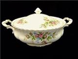 MOSS ROSE ROYAL ALBERT COVERED VEGETABLE DISH NEW UK MADE