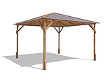 Dunster House Wooden Garden Gazebo 10' x 10' – Heavy-duty hot tub shelter with a robust design, perfect for outdoor relaxation, entertaining, and protection, Utopia 300