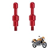 2PCS motorcycle mirror plugs Compatible with Triumph Speed Triple T509,accessories tuning, can be used as mobile phone holder or balance bar base(Red)