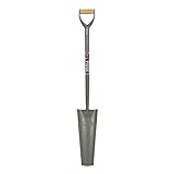 Spear & Jackson 2154HK 16" Tubular Steel Draining Shovel, Grey
