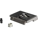 Manfrotto 200PL, Quick Release Plate with 1/4 Inch Screw, Compatible with DSLR, Compact System Camera, Mirrorless, Multi-Colour