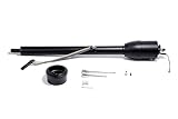 ND ND Performance 32 inch GM Steering Column Tilt Manual Trans No Key Universal with 9 Hole Adapter Black DM-8503-BK
