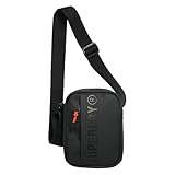 SUPERDRY TARP CROSS BODY BAG BLACK TONAL 0XM One Size