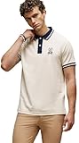 Psycho Bunny Wade Pique Polo, White Cap Grey, XL