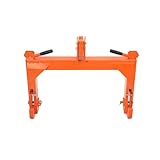 Lfhelper 3 Point Quick Hitch, 3000 lbs Lifting & Towing Capacity, 5 Adjustable Positions, for Category 1 & 2 Tractors, No Welding or Drilling, Quick Connection for Tractor Quick Hitch Attachments