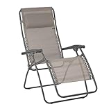 LAFUMA MOBILIER Recliner, Folding and adjustable, Lace system, RSXA, Texplast, Colour: Châtaigne, LFM2045-9147, Chataigne